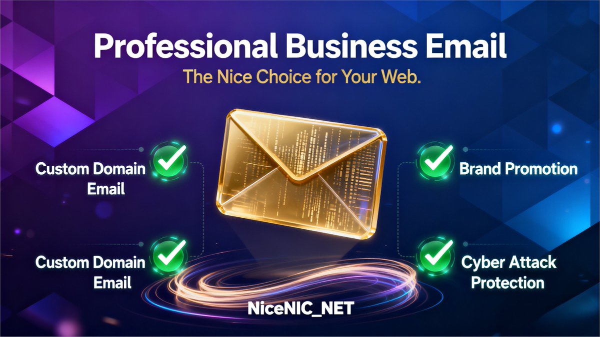 NiceNIC_NET's tweet image. Professional Business Email Hosting | Secure, Reliable & Scalable Solutions for Global Growth
Shift to business email hostin is survival in 2025.
Double the service, double the satisfaction. 🌟 The nice choice for your web presence. #DoubleNice
nicenic.net/news/Professio…