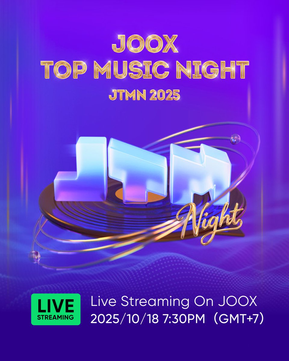 JOOXTH's tweet image. 2025 #JOOXTOPMUSICNIGHT นับถอยหลังเพียงอีก 2 วันแล้ว!
เตรียมดูโชว์ฮิตสุดของศิลปินที่คนชื่นชอบจากลิงค์นี้ได้เลย >>joox.onelink.me/482083462/3lch…ดูโชว์ #JTMN ออนไลนผ่านแอพ #JOOX
วันที่ 18 ตุลาคนนี้เจอกันนะ