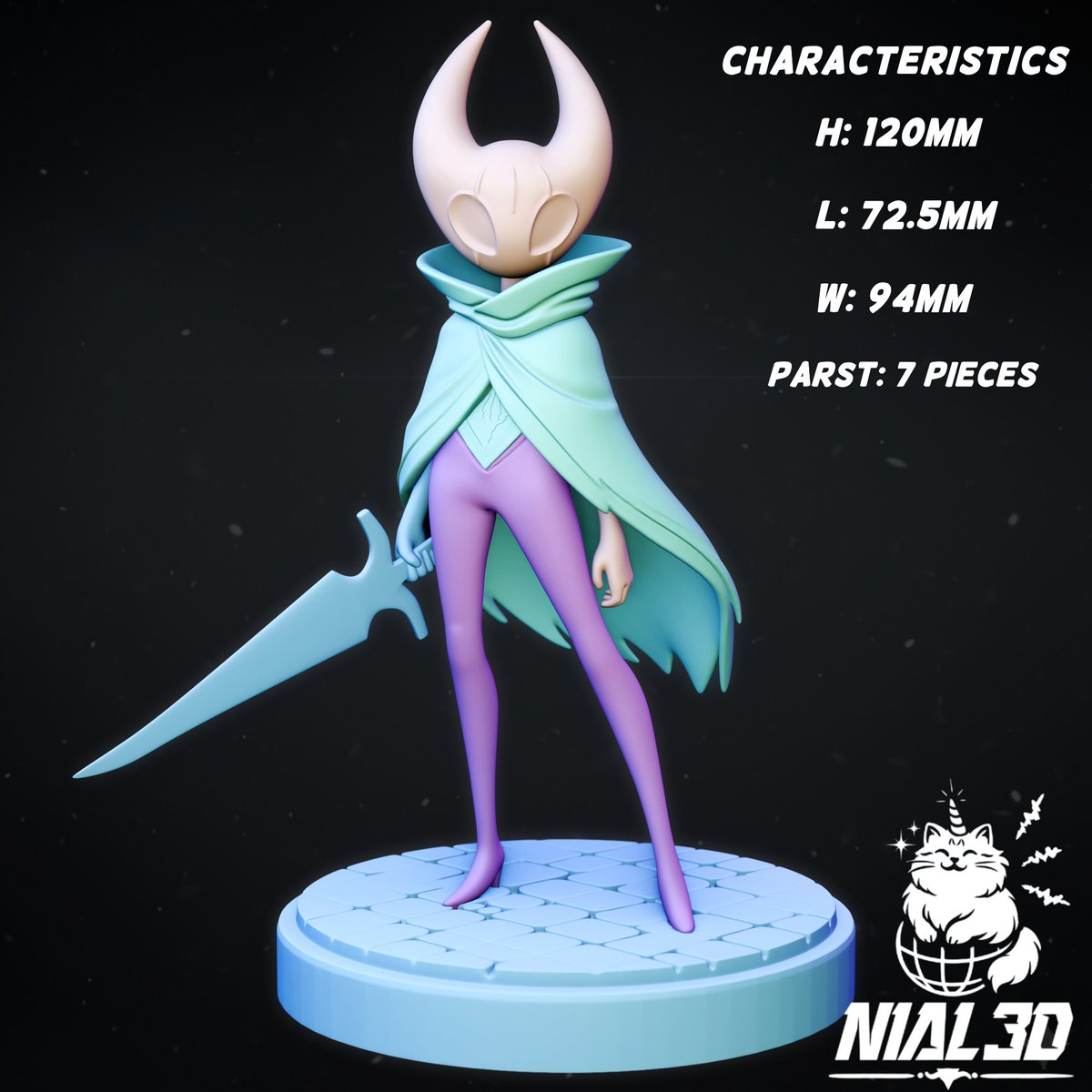 This model is now available for free on Cults 3D, I'll leave the link in the first comment.  

#hollowknight #hollowkinghtsilksong #3DPrinting #blender #ocart