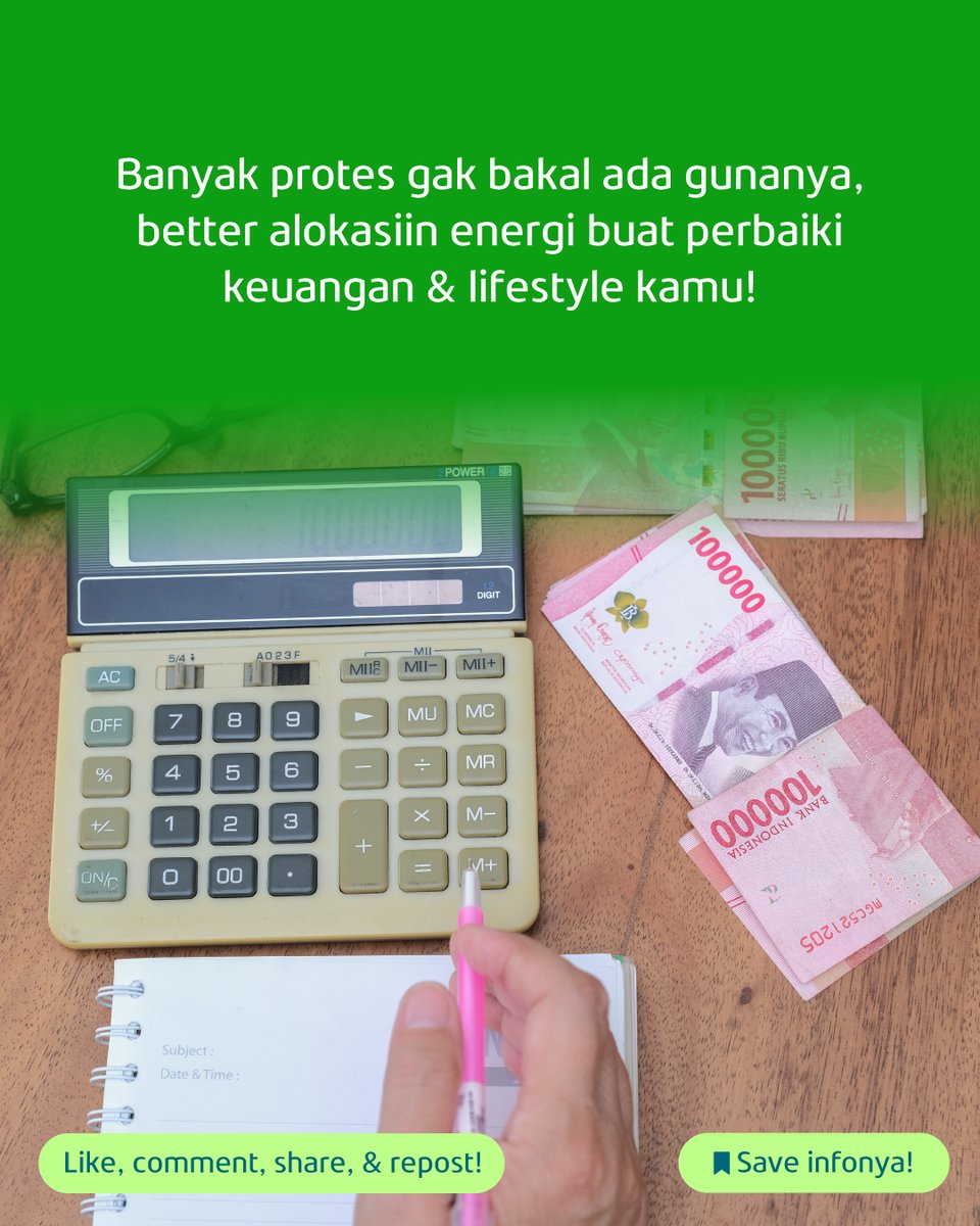 fazzahero_id's tweet image. Tapi, daripada protes berkepanjangan mending asah kemampuan budgeting dan self-preservation kamu yuk!

Supaya #FUNancial kamu bisa stay stable &amp;amp; flexible meski ada pemangkasan dana.

[4/4]