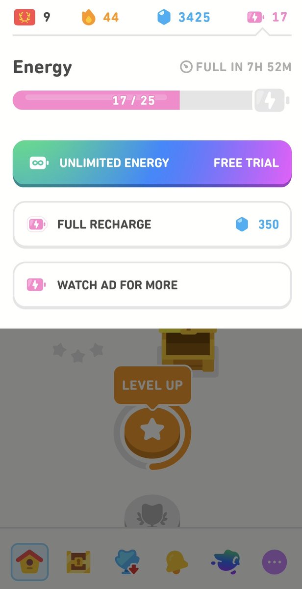 gopplimpycs's tweet image. Todas las app tratando de mantenerte enganchado, mientras tanto Duolingo te echa rápido.
