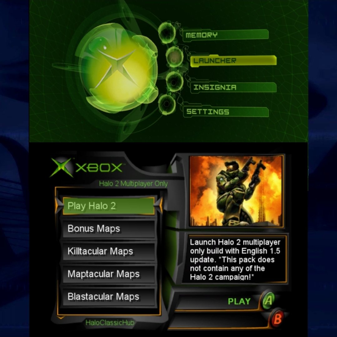 HaloClassicHCH's tweet image. Play OG Halo 2 on Insignia via PC! Crossplay with OG Xbox Players! 
All-in-one Xemu Build: Halo 2 MP + DLC, UIX Dash, Insignia Setup Assistant &amp;amp; Guides!
Download in replies 👇

Credit: Customrider, Blunder &amp;amp; @OGX_Harcroft
#halo #halo2 #gaming