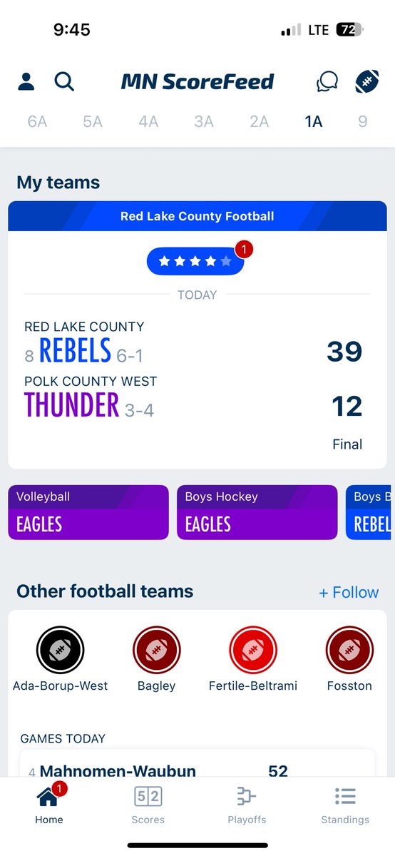 bremick10's tweet photo. RLC finishes 7-1…playoffs to come 🏈 https://t.co/dQYueLopP5
