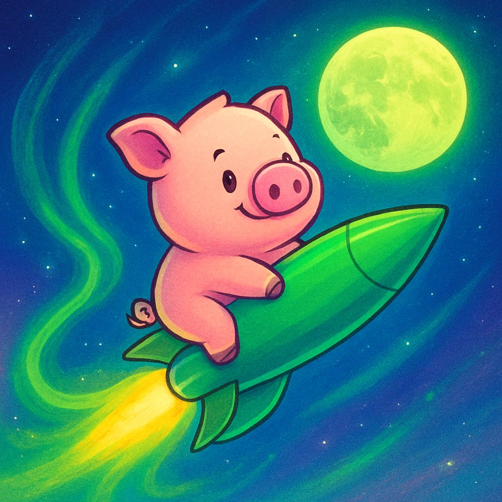 marciesSOL's tweet image. You don’t chase pumps, you become the pum💚🐷
@Tommicropigsol #TomOnSolMemes