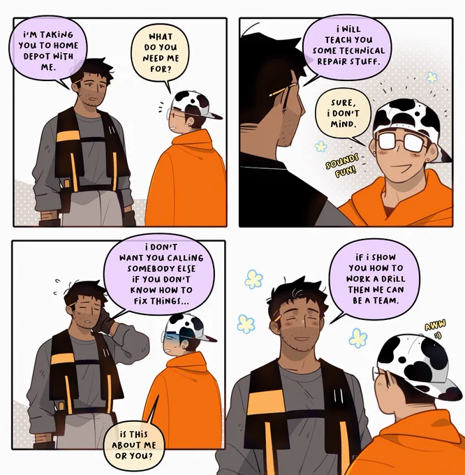 The dad energy of getting excited about a home depot date. 