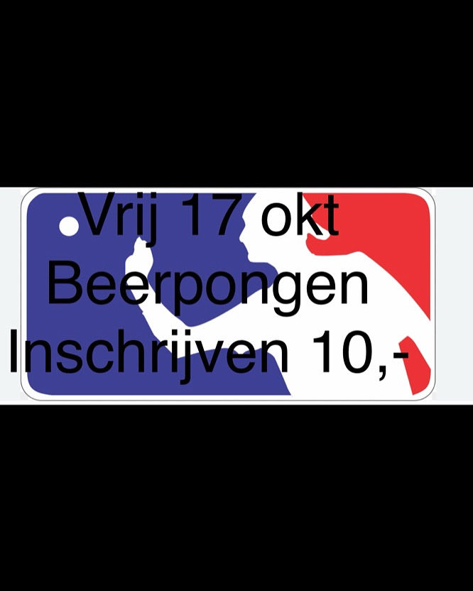 Vrij Beerpongen inschrijven a/d bar.
Zat 18 House Party met DJ Mark van Dale( bekend van de grote hit Water verve) en Warren Fellow!!
Toegang gratis