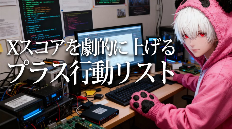 Xスコア＝アルゴリズムの通信簿📕
毎日の「行動」で加点・減点されてるって知ってた？

👇️詳細はリプ欄をチェック👇️

✅リプライ＝＋27点
✅滞在時間・会話・クリック＝加点
✅エンゲージメント上昇 = インプレッション上昇

👉仕組みと対策をnoteにまとめました