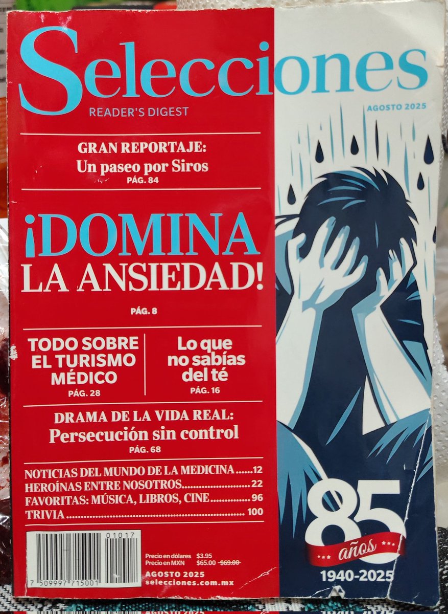 <a href="/AndresGuzBJ/">Andrés Guzmán #Anguz</a> 85 años de <a href="/selecciones_mx/">Revista Selecciones</a> Reader's Digest  (1940-2025)  <a href="/readersdigest/">Reader's Digest</a> y a la fecha lo leo