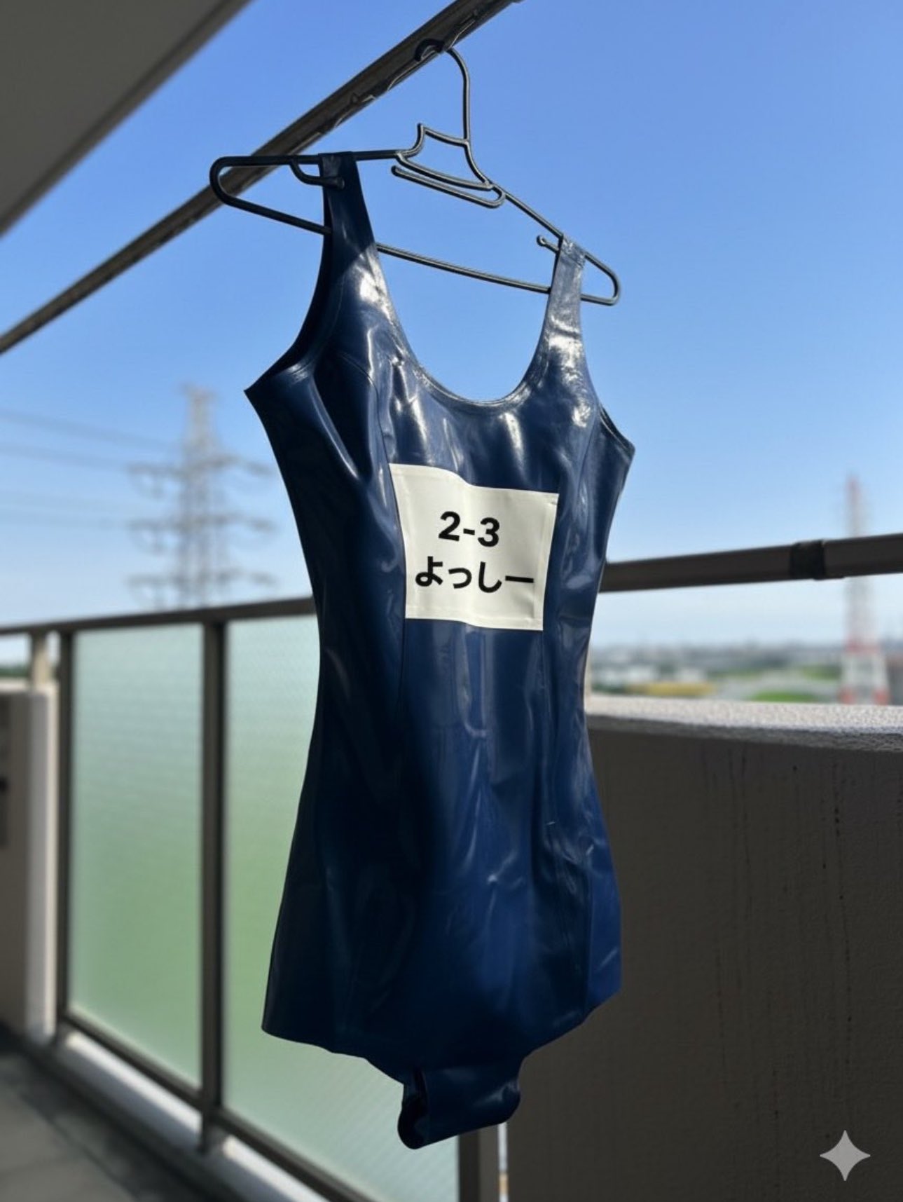 PHARFAITE パルフェット ハーフジャージ＆ストラップブルマ ネイビー