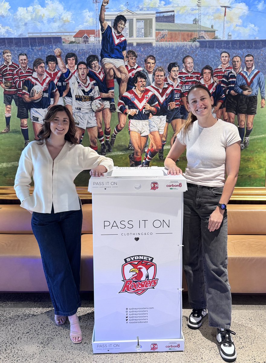 Welcome to the Pass it on family <a href="/sydneyroosters/">Sydney Roosters 🐓</a> 🐔

Together we’ll be the difference for the most vulnerable in the community, those without a home.

🔜 #thepassitonacademy

👉🏼 linktr.ee/passitonclothi…

<a href="/OStyle2/">Stylist/ Founder of Pass it On</a> <a href="/ReadingThePlay/">ReadingThePlay</a>