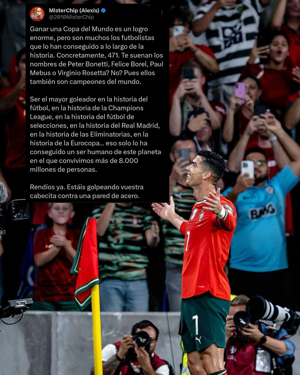 Oye_chris's tweet photo. Simplemente CR7! https://t.co/dJOPqRe87M
