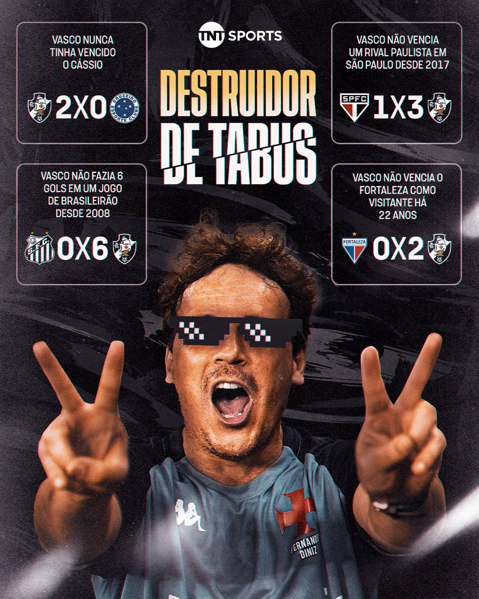 TNTSportsBR's tweet image. O VASCO DO DINIZ DERRUBOU MAIS UM TABU! 💢💢💢 

O Gigante da Colina não vencia o Fortaleza fora de casa há 22 anos! Isso agora é passado...

#FutebolBrasileiro #BrasileirãoBetano