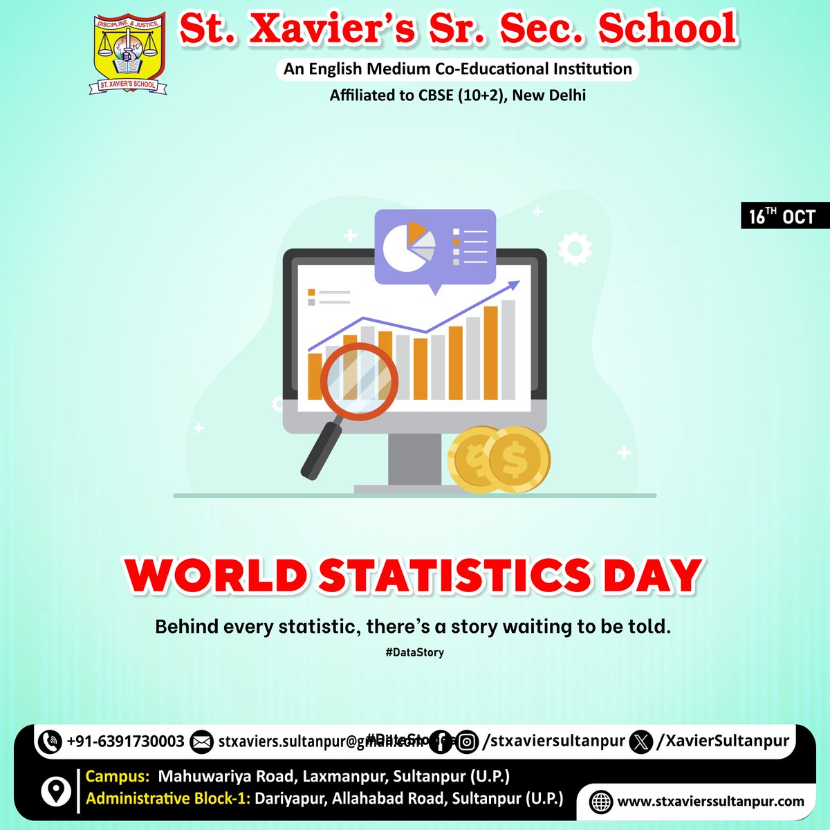 XavierSultanpur's tweet image. Numbers don’t lie, they guide us! Happy World Statistics Day!

#TruthInNumbers #WorldStatisticsDay #Statistics #EvidenceBased #DataDriven #Analytics #DataScience #InformedDecisions #DataMatters #OpenData