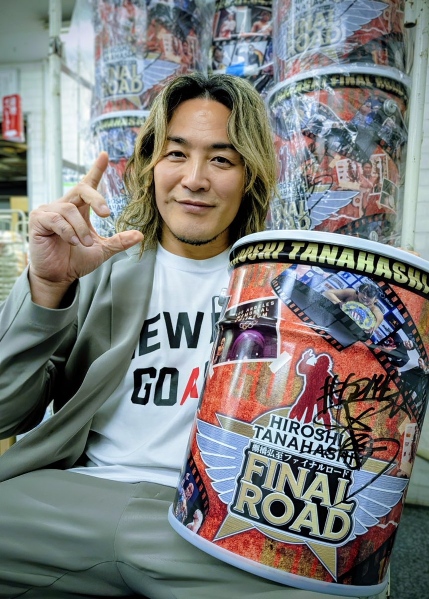 昨日のドン・キホーテ横浜西口店、棚橋弘至選手イベントは大盛況