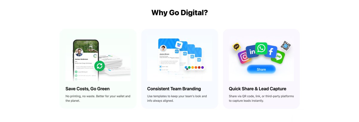CamCardIntSig's tweet image. Everyone asks how we get so many leads at trade shows.
Simple: customers scan our QR code, see our digital product card, and save us directly to their contacts—we're there when they need us.
📷camcard.com/team-business-… #DigitalBusinessCard #NetworkingSolutions #AI #Agent