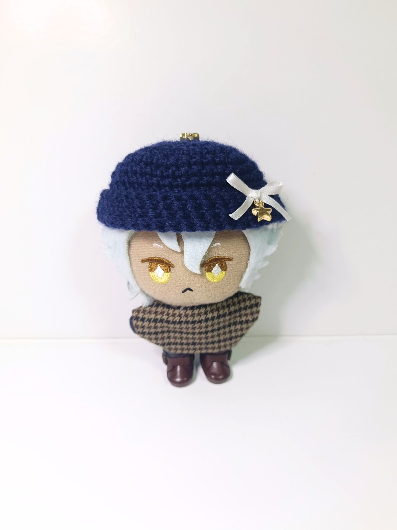 らぶ ぬい チェック 衣装 10cmぬい服】チェック柄メイド♡ | COCOCO