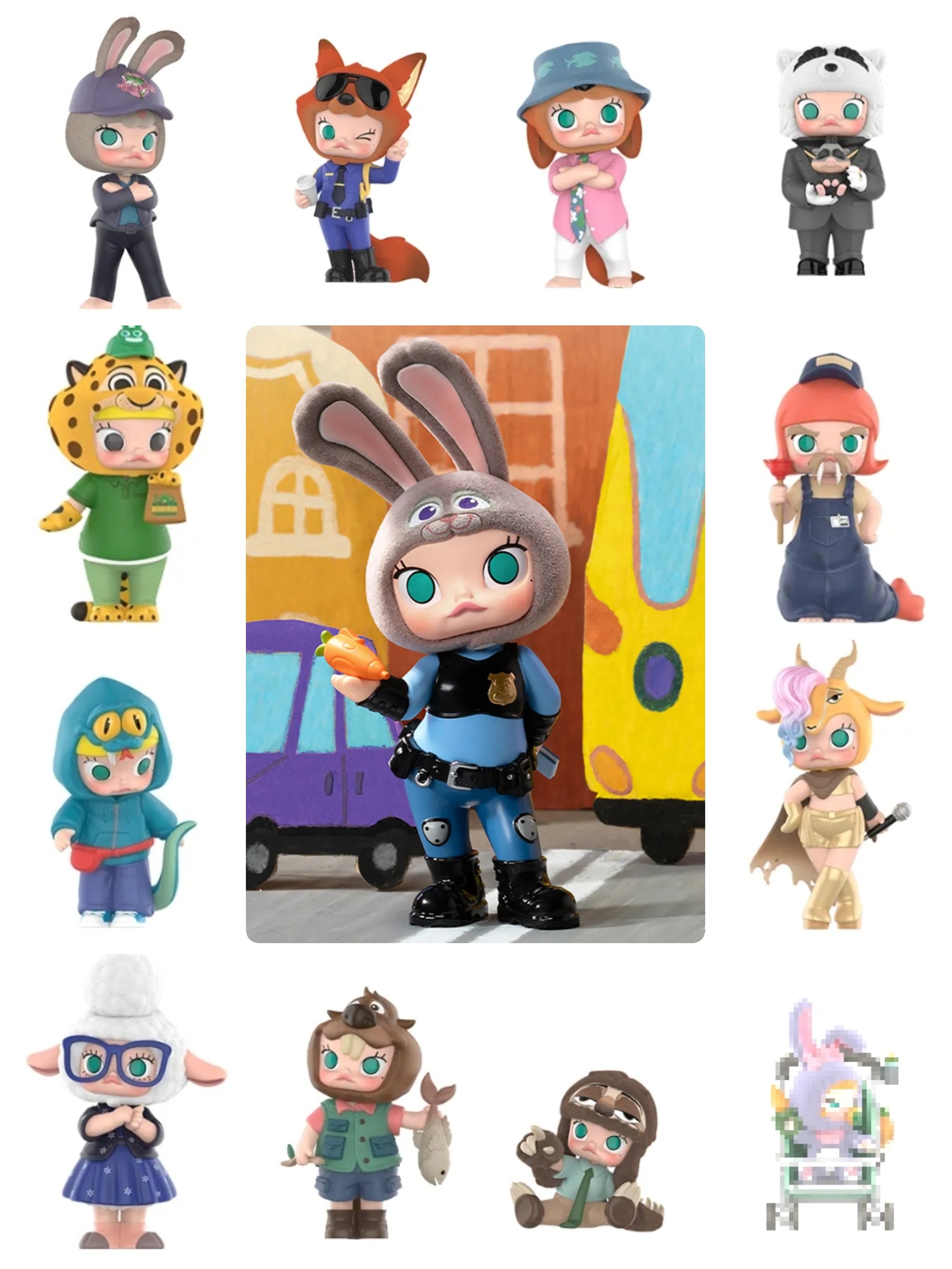 MOLLY×ズートピア2 コラボフィギュア POPMART 12体 アソート MOLLY×ズートピア2 コラボフィギュア POPMART 12体 アソート MOLLY x