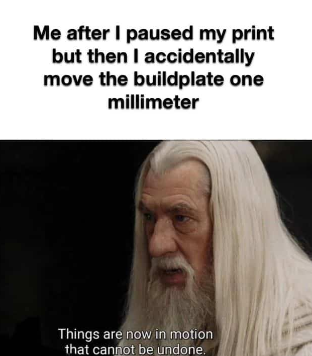 Watched your 20-hour print turn into an abstract art piece 
Your model: “I was 99% done…”
The printer: “Guess we’ll never know.”
You: Screaming internally
#3DPrintingStruggles #PrintFail #RIPPrint #3dprinting #3dprinter #3dprinted #3dprintingmeme #sovol3d