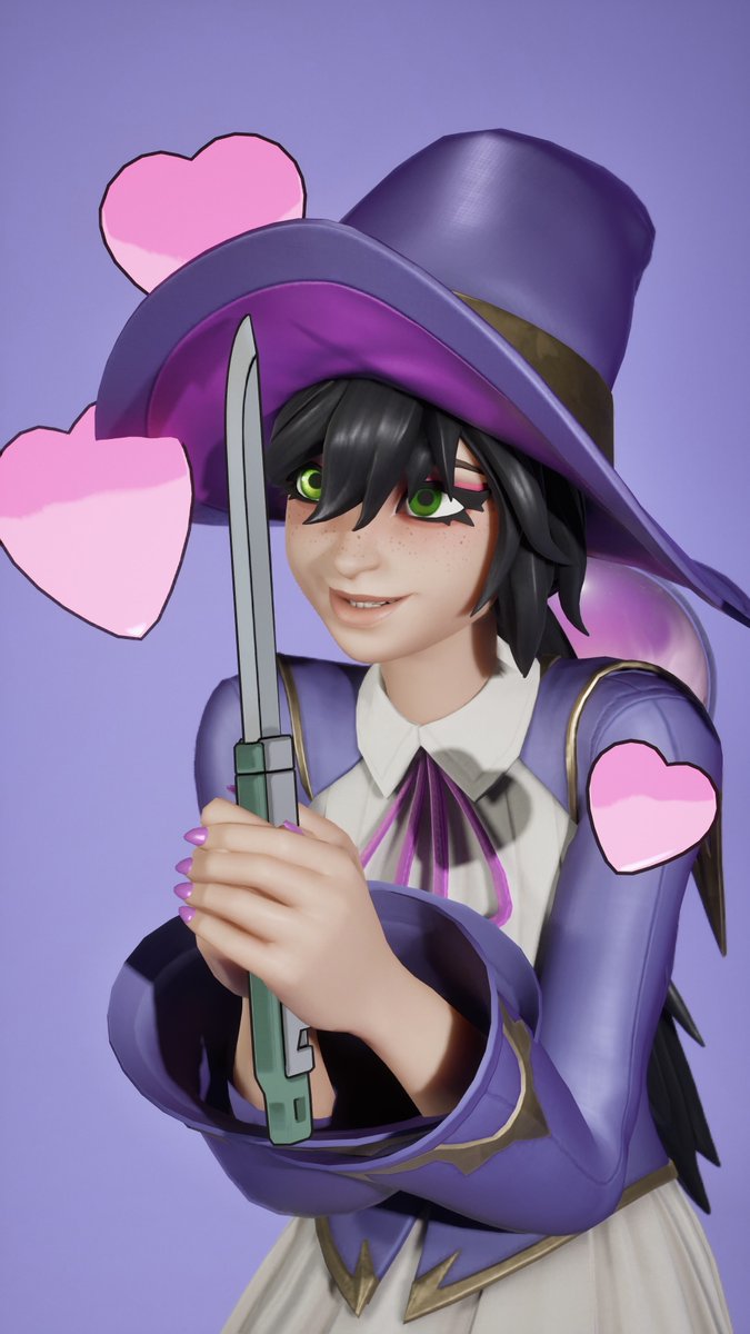 No.317】 🔮🧹💜 ヘルジーミッドナイド/Helsie Midnight #Fortnite