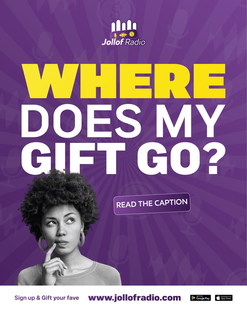 myjollofradio's tweet photo. Your gifts = podcastersโ earnings.
Hereโs the breakdown:
Podcaster receives the majority of your gift
Small service fee supports platform upkeep
Paystack ensures fast & secure processing
Every gift counts in building sustainable podcasting.
https://t.co/QMfUxJUEXE
#GiftThePod https://t.co/0yw1iUYvok