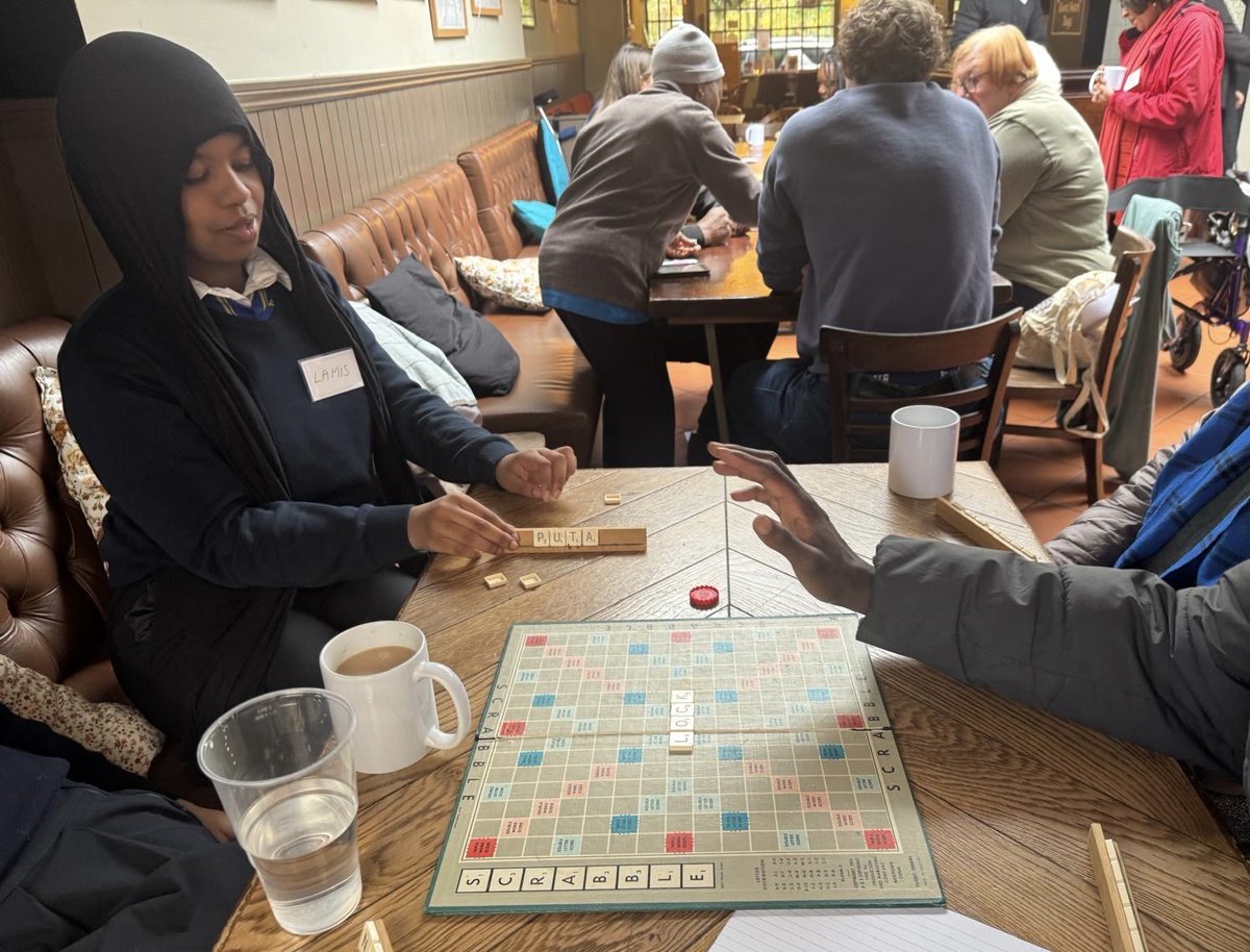 HaringeyLP's tweet photo. Thank you to the #GenerationExchange crew for another wonderful Wednesday afternoon playing cards, making conversation and cooking together. #ThisIsAP https://t.co/sh4MVHLehv