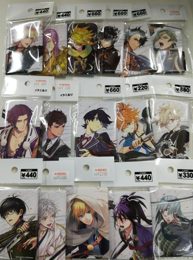 入荷情報】刀剣乱舞 スクエア缶バッジがたくさん入荷しました‼️ 大