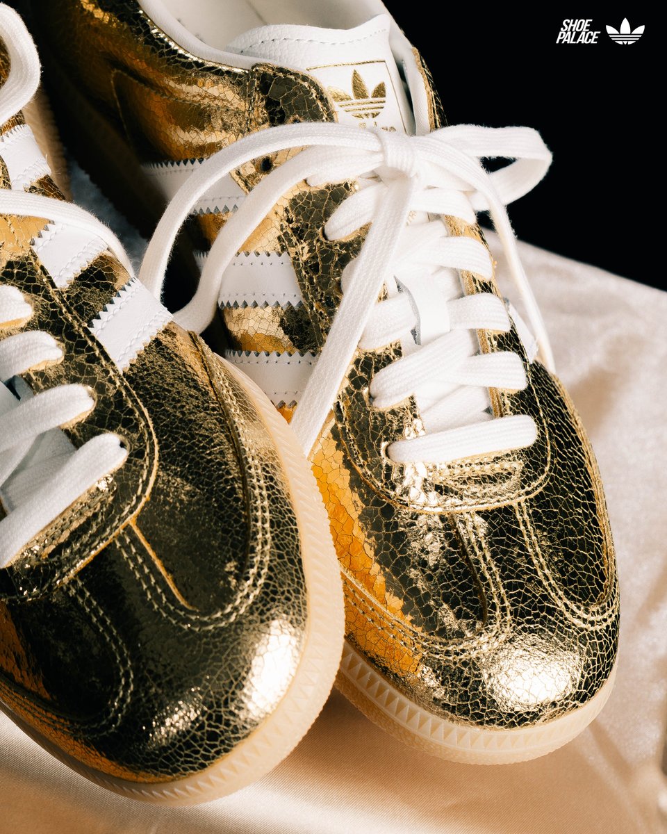 adidas gazelle silver green womens adidas Women's Samba OG Gold Metallic / White main image 0