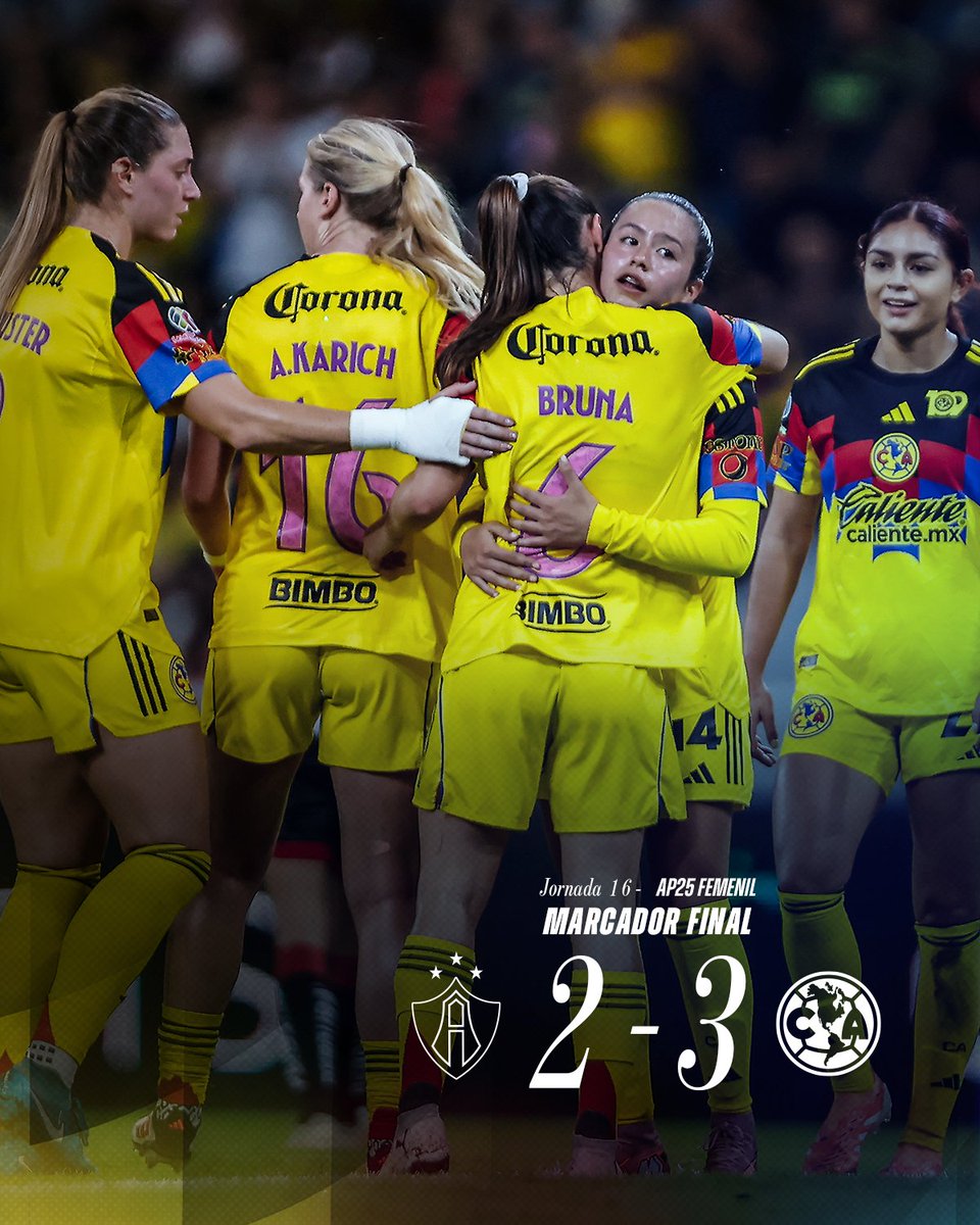 ¡Termina el enfrentamiento y nos llevamos el triunfo en Guadalajara! 🦅