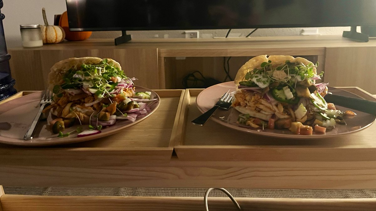 GravisKatten's tweet image. Reminder that “cultural” food made by a white man is incomprehensibly better than the seed oil slop at the truck that gives you food poisoning. 
We have the recipes #sendthemback