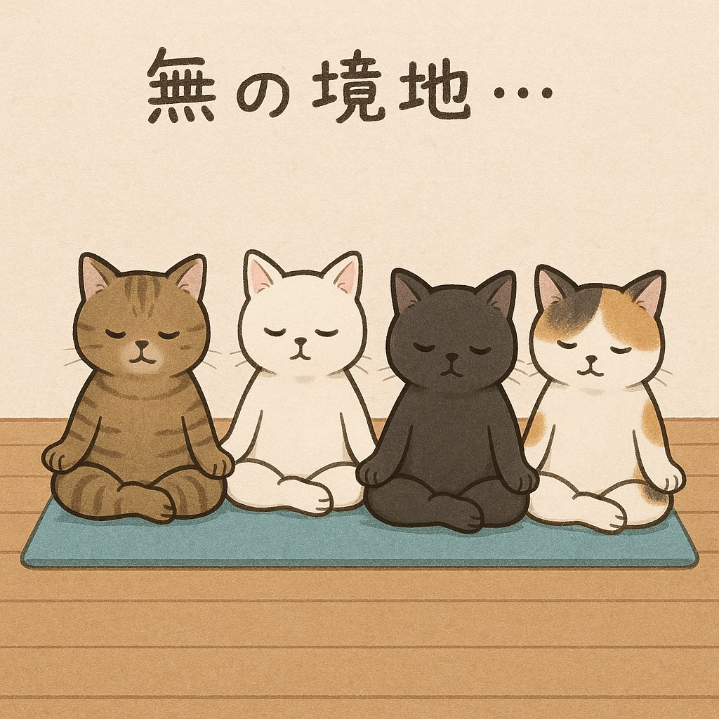 AIピクターズ今日のお題「ヨガポーズ」
無の境地
#Aipictors #AIイラスト︎ #AIart #ねこ #猫