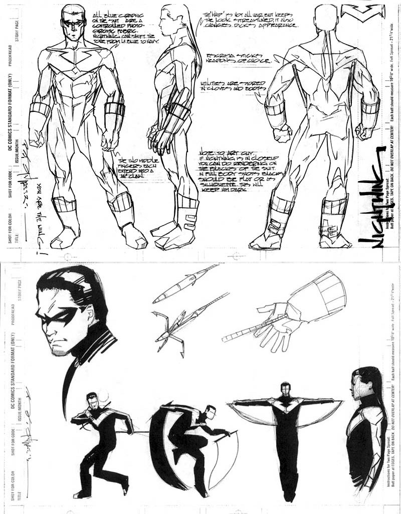 STOP PUTTING UTILITY BELTS ON NIGHTWING. RETURN TO FORM.