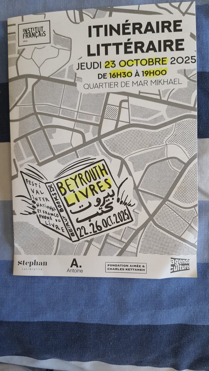 MishkaMM1's tweet photo. A year like no other
2024-25
As lived by 11 Lebanese writers
through their journals
Led by poet Antoine Boulad, a gathering of writers kept a journal for 12 months 
Come to our booksigning on Thursday October 23 
4:30-7pm at Galerie Tanit  @beyrouthlivres @institutfrancaisliban https://t.co/hR55k1Fk3r