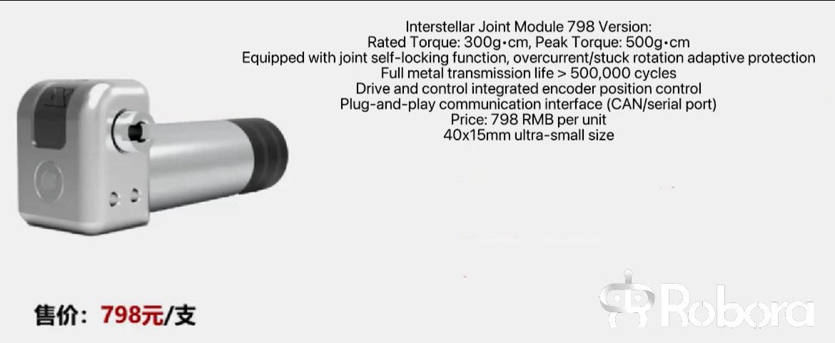 LarryPureLabs's tweet photo. While many ICO based robotics competitors (imitation in the greatest form of flattery) are speaking about ideation and immediate impact, @UseRobora is providing its second real piece of hardware in the bipedal robotics stack! One of the most complex and daunting challenges of a companion robot are appendages and limbs! Articulation! Hands are extremely complex and usually a significant part of the total sum of a robot! They are tasked with the most difficult dexterity targets as well complex micro-functions. @UseRobora has accomplished the following:

1.Has secured and sourced a specific joint module drive motor for multiple hand modules [$120USD cost after freight and tax] (and as many competitors say they are transparent we have price and immediate supply chain, see picture below)

2.Robora has secured a prime  manufacturer of encapsulated joint and servos for said hand 🤚modules.

3.Manufacturing agreements and co-development MOU’s inbound (Xinto Harmonics, Suzhou RIT, Interstellar Robotics in APAC)
We expect our base hand module to be capable of the following, as quoted by our engineer and partner manufacturer engineers “Twenty-two active degrees of freedom, four degrees of freedom per finger, including two root (MP) joints (flexion, extension, lateral swing), PIP, and DIP, In addition to the normal 4 * 5 = 20 active degrees of freedom, the two extra degrees are likely to be in the palm.”

A helping hand and a transparent helping hand at that! $RBR