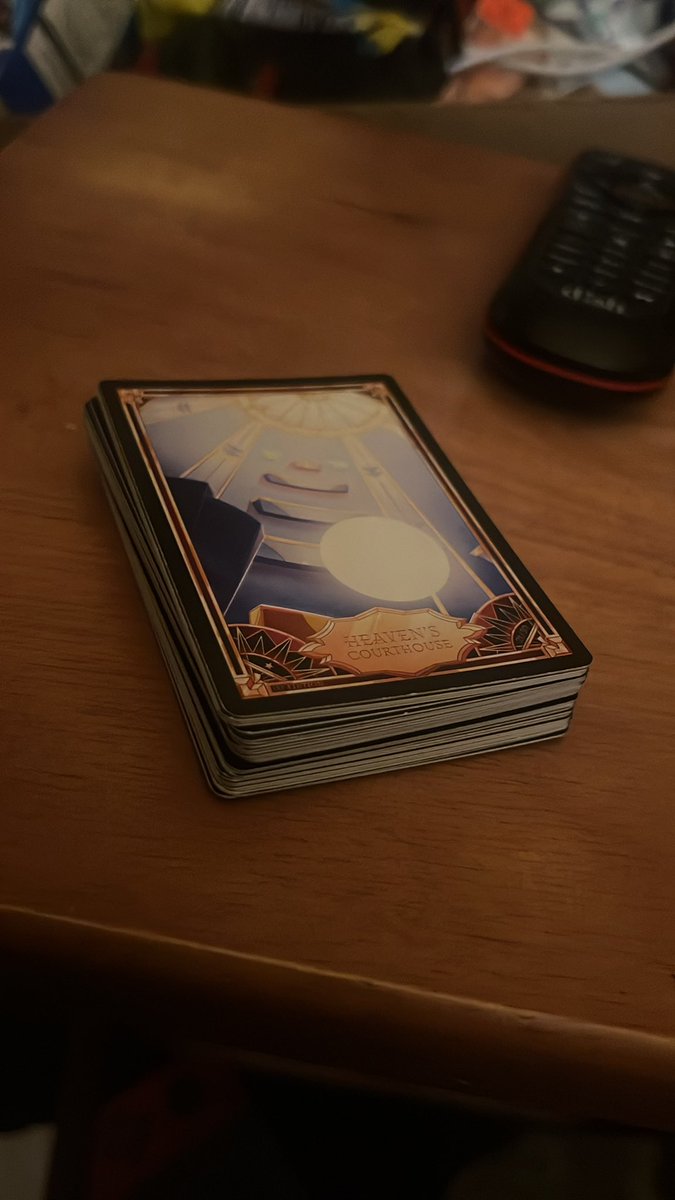 Westbroo6Keaton's tweet photo. Sadly the NYCC is over and I missed out on the Gravity Promo Card but I have some extra cards to give out for the promo card. If anyone have the same Gravity Promo Card, let me know (or you can help me find another way to get that Gravity promo card). #HazbinHotel #TradingCards https://t.co/n17u6h3uHB