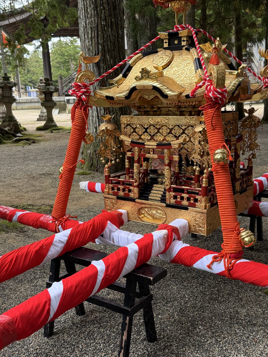 本日10月16日12時30分より明神社大祭を大伽藍 山王院で執り行います