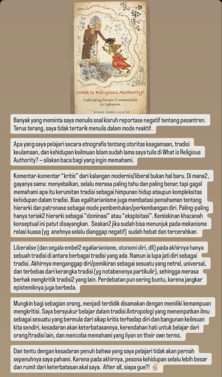 Ismail Fajrie Alatas (@ifalatas) on Twitter photo 