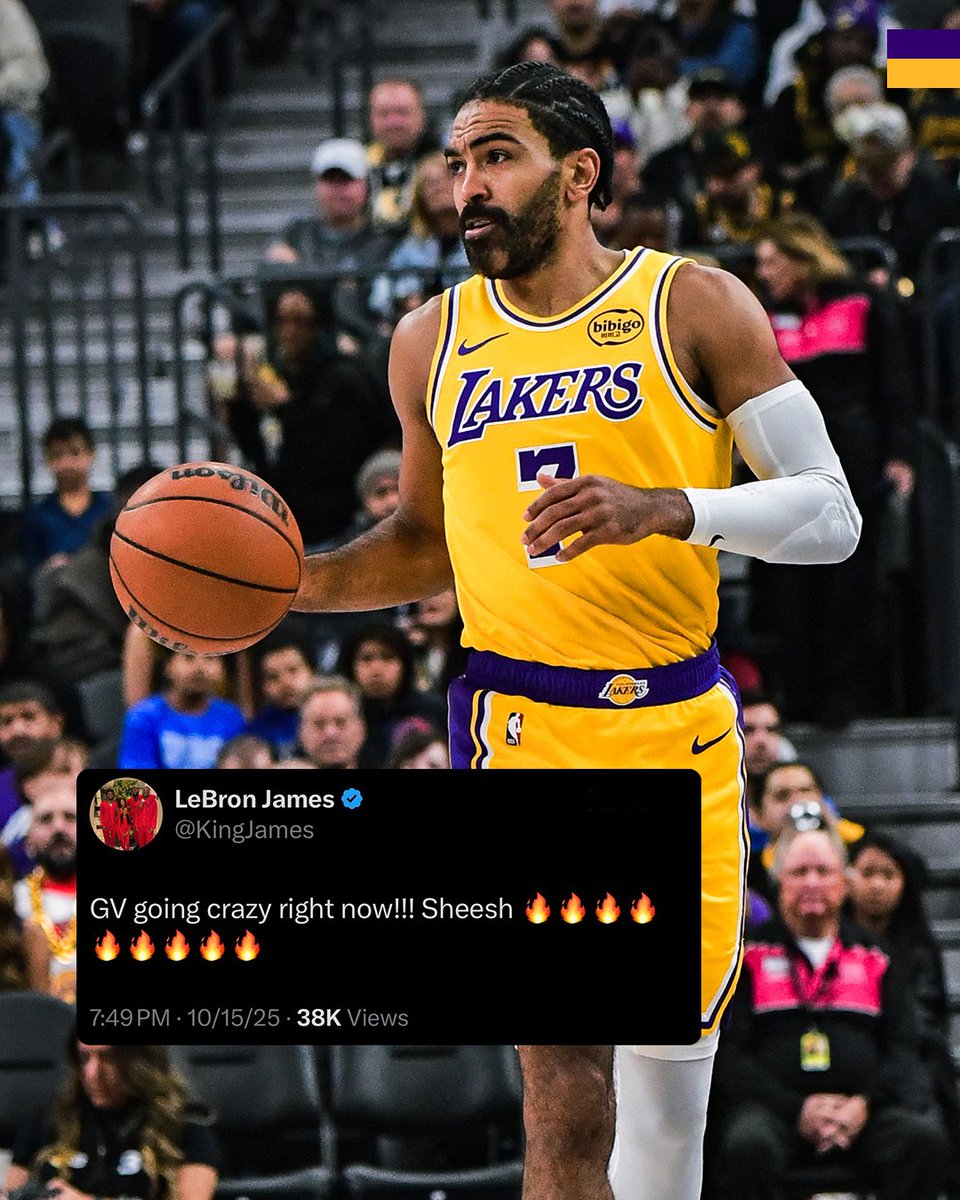 LeBron is all of us watching Gabe right now 