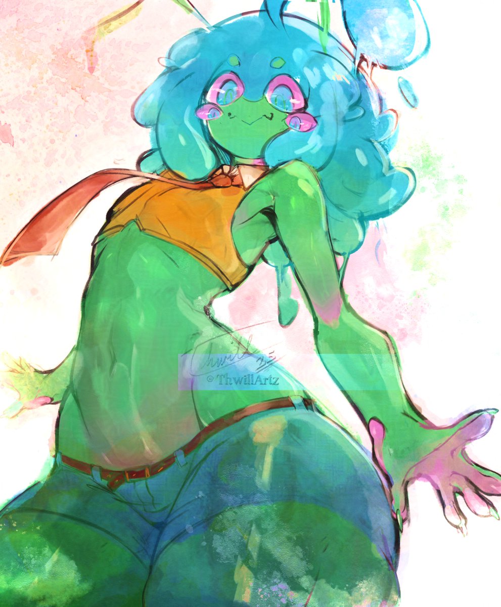 ThwillArtz's tweet image. 🍀 FREE ART RAFFLE for 4⃣1⃣4⃣1⃣4⃣ follows🍀
✧ One winner will get a watercolor halfbody~  
✧ More winners at 1000🔁 

TO ENTER:     
✧ Must be a Follower + Retweet + Like ✨
✧ Reply with your SFW OC/Sona   

🌟Ends on October 20th, good luck 🌟