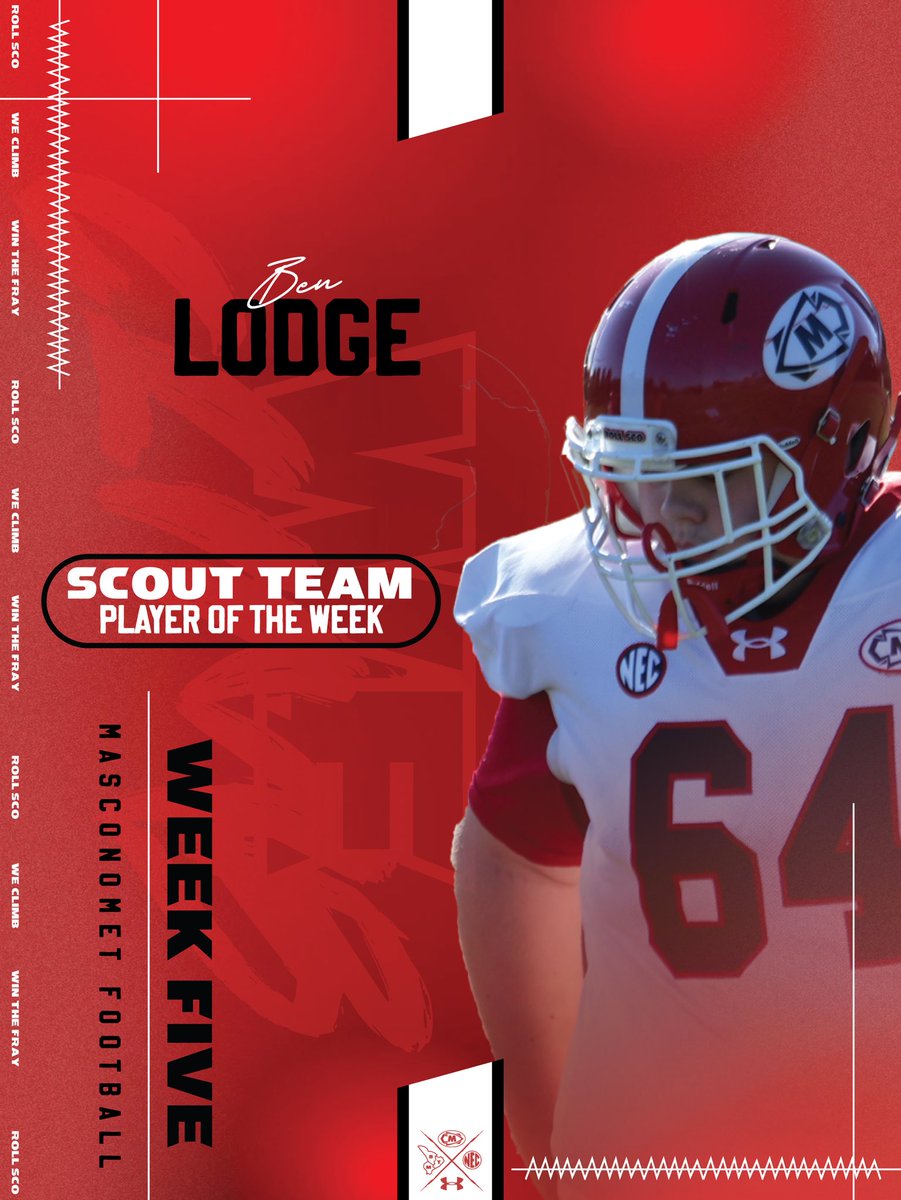 Week Five Players of the Week (2/2)
-
#RollSco | #WeClimb | #WinTheFray | #MascoFootball