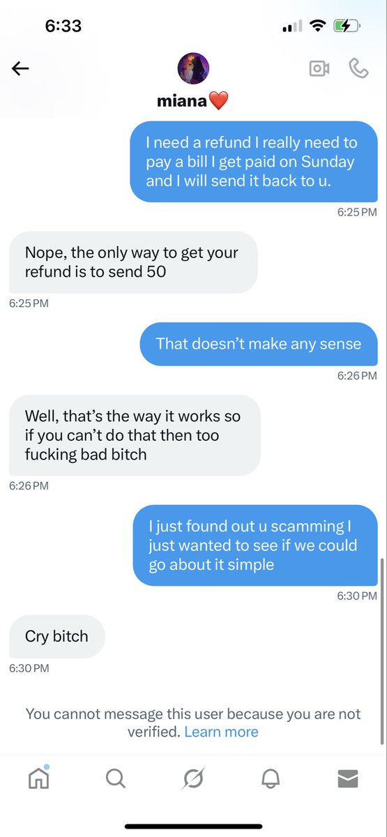 almightystrips's tweet photo. @fucmiana is a scammer beware and report the account https://t.co/PrlemYp1vh