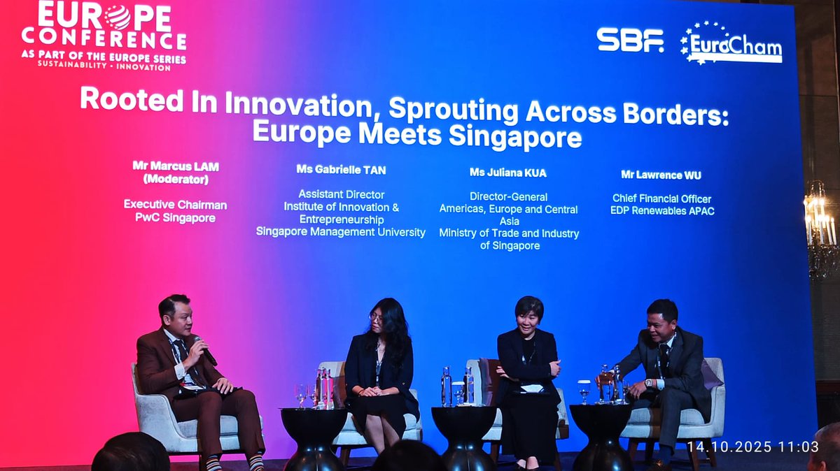 Ukrainians participated in the 3-day Singapore-Europe Conference organized by Singapore Business Federation and EuroCham. We greatly appreciate the strong message of support for Ukraine in welcoming keynote by H.E. Vivian Balakrishnan, Minister for Foreign Affairs of Singapore.