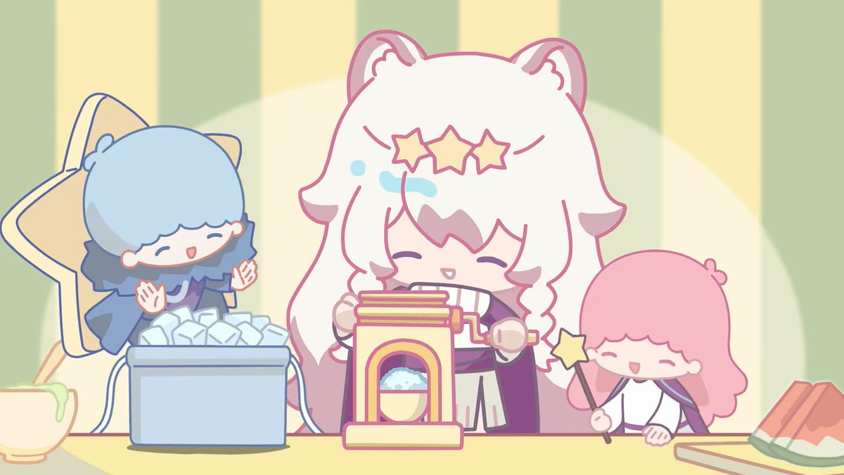 oyuki_gms's tweet image. 【大陸版アークナイツ】Arknights CN
サンリオキャラクターズコラボ
ウルピアヌス x KIRIMIちゃん.
ルーメン x ハンギョドン
プラマニクス&シルバーアッシュ x リトルツインスターズ:キキ&ララ