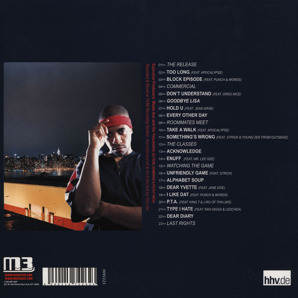 spacecowboyhash's tweet image. October 16th, 2001.
Happy 24th anniversary to Masta Ace's "Disposable Arts".