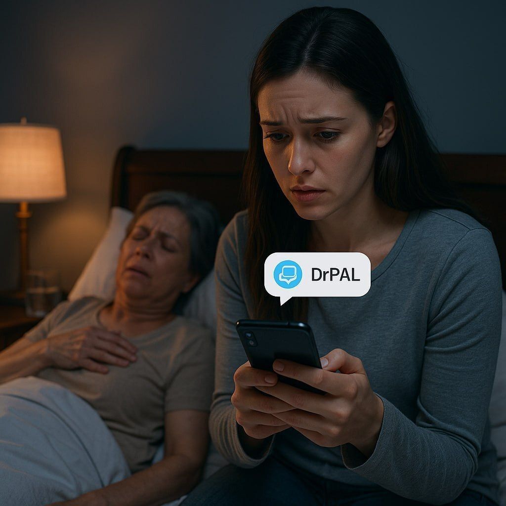 Thursdays; Voices of Our Users: 
"At 2 a.m. my mom woke up gasping for air, clutching her chest. I panicked, but opened #DrPAL. Within seconds it flagged a possible heart attack 🚨 That push got us to the ER—doctors said it likely saved her life."

🌟 DrPAL isn’t just AI.