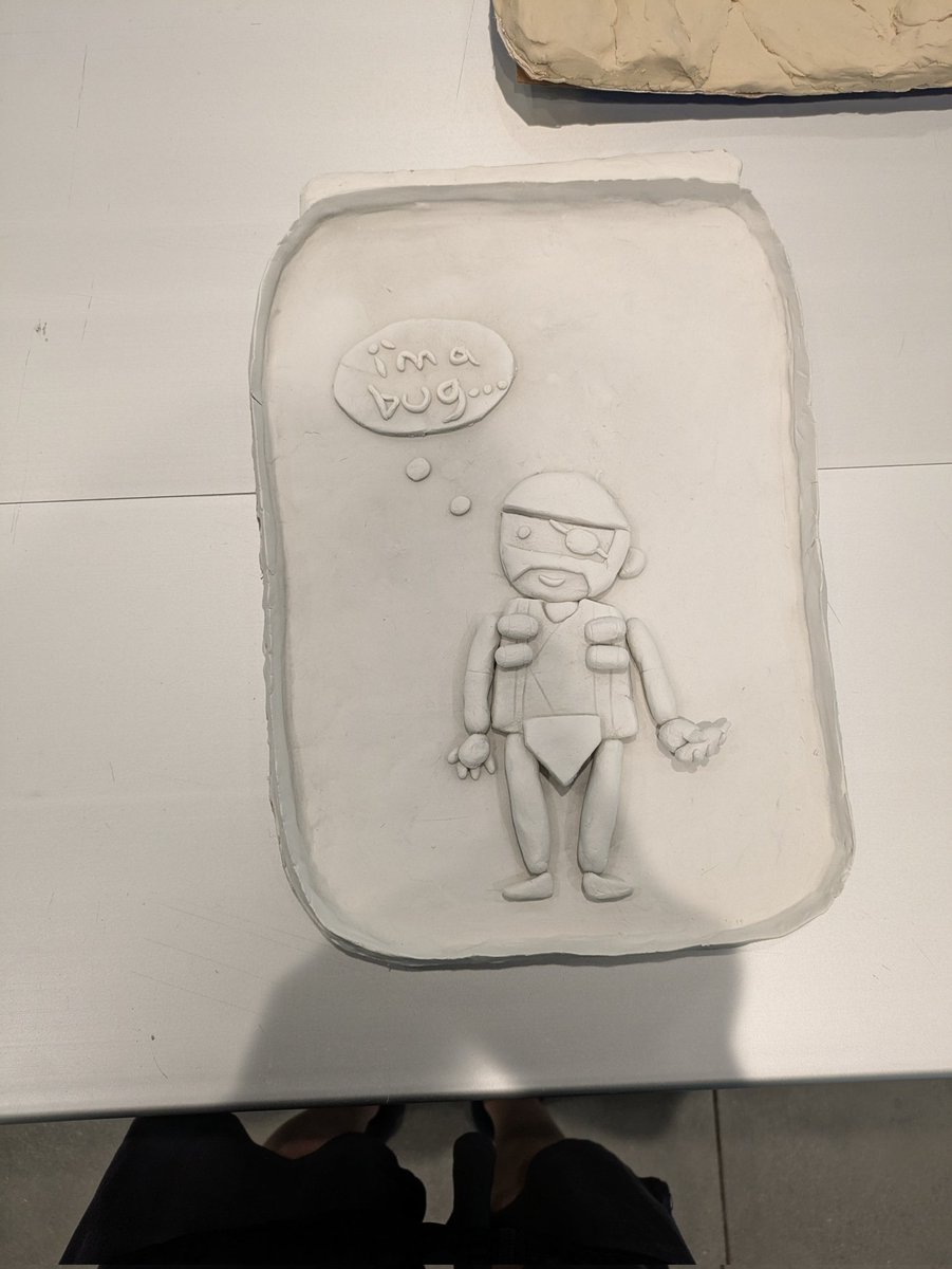 REFUSERADIO's tweet image. i made this in a few hours last night to turn in for a project and now i don&apos;t know what to do with it. my bug i put in a jar