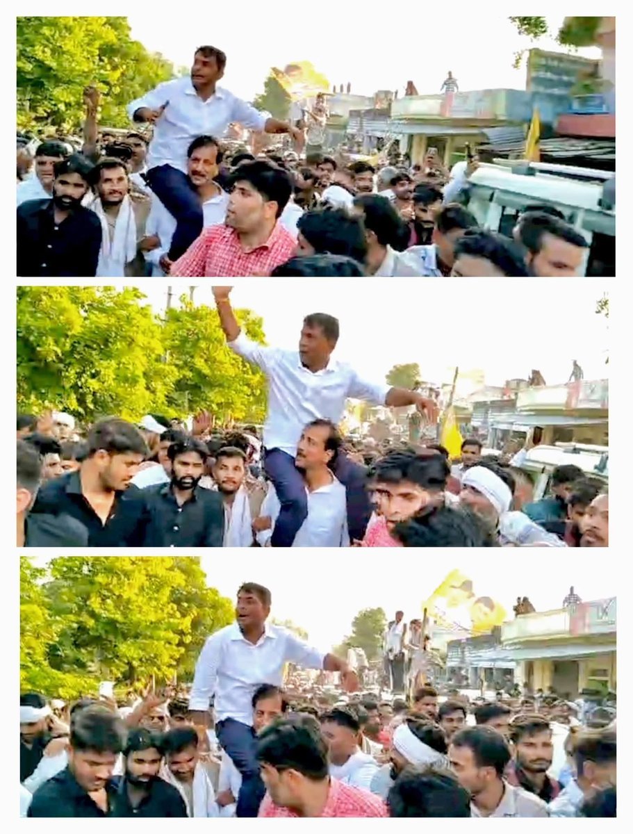 दो बार का मंत्री कंधो पर बैठा रखा है 
नारे लगा रहा है। ये ऐसे ही मुमकिन नहीं है 
नरेश भाई ने कुछ तो कमाया है लाइफ मे 
 <a href="/NareshMeena__/">Naresh Meena</a> <a href="/AbrarMalarana/">अबरार मलारना</a> <a href="/PragpuraPilot/">Pilot Pragpura</a> <a href="/Fight4RightTeam/">Fight For Right Team</a> 
<a href="/HansrajMeena/">Hansraj Meena</a> <a href="/news24tvchannel/">News24</a> <a href="/Arjun_Mehar/">🏹 Arjun Mehar | अर्जुन महर ☭</a>