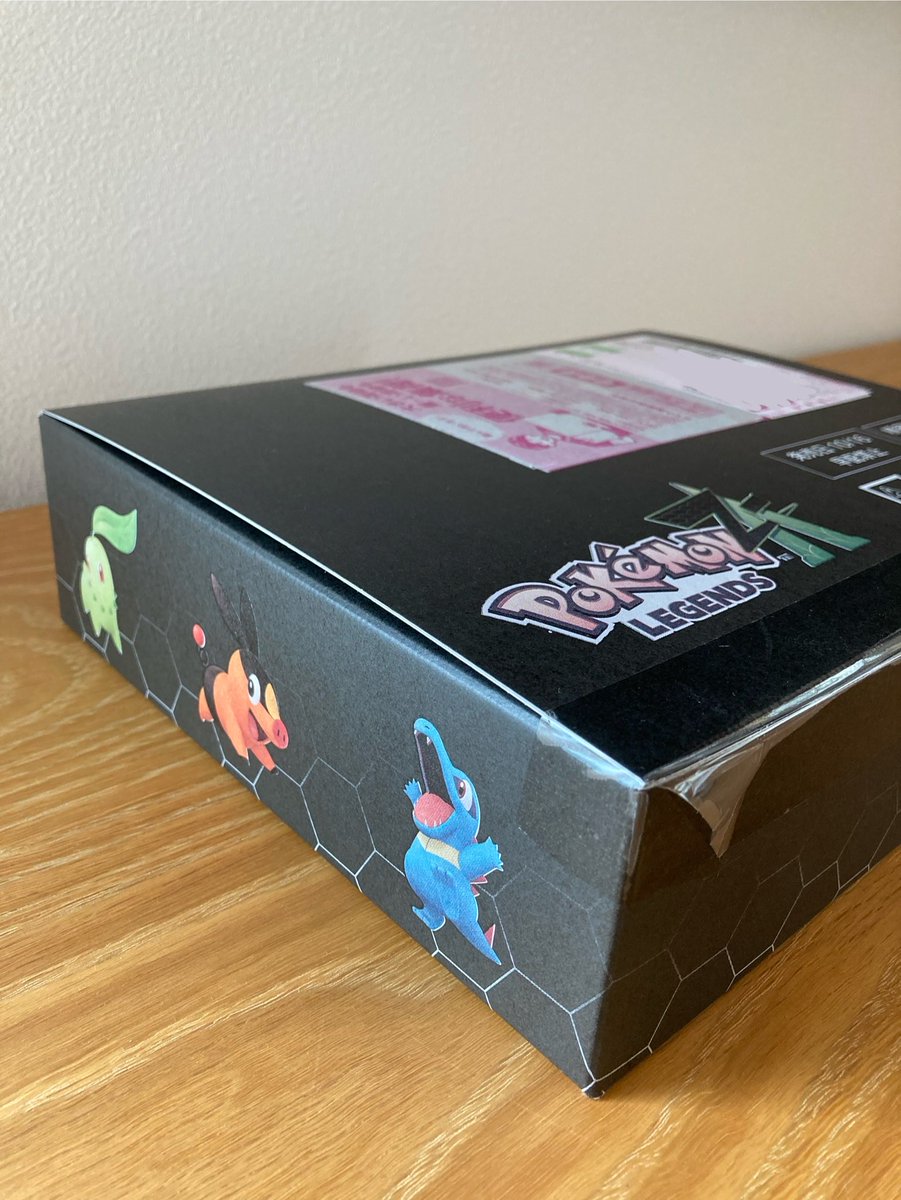ポケモンZA届いた！ポケセンの箱かわいい