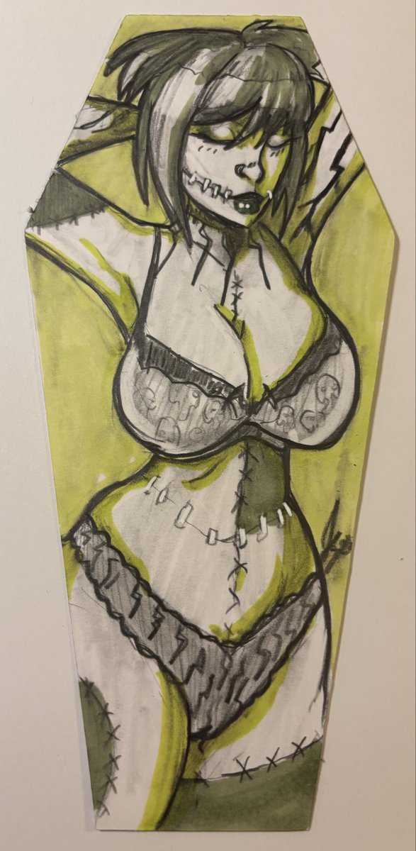 JJSuttonART's tweet image. First wave of sketch coffins based on @VividVivka #sabrinabanks @AhquaMarine @HidoriRoseCos sorry if I butchered or pushed these to far away from your actual likeness