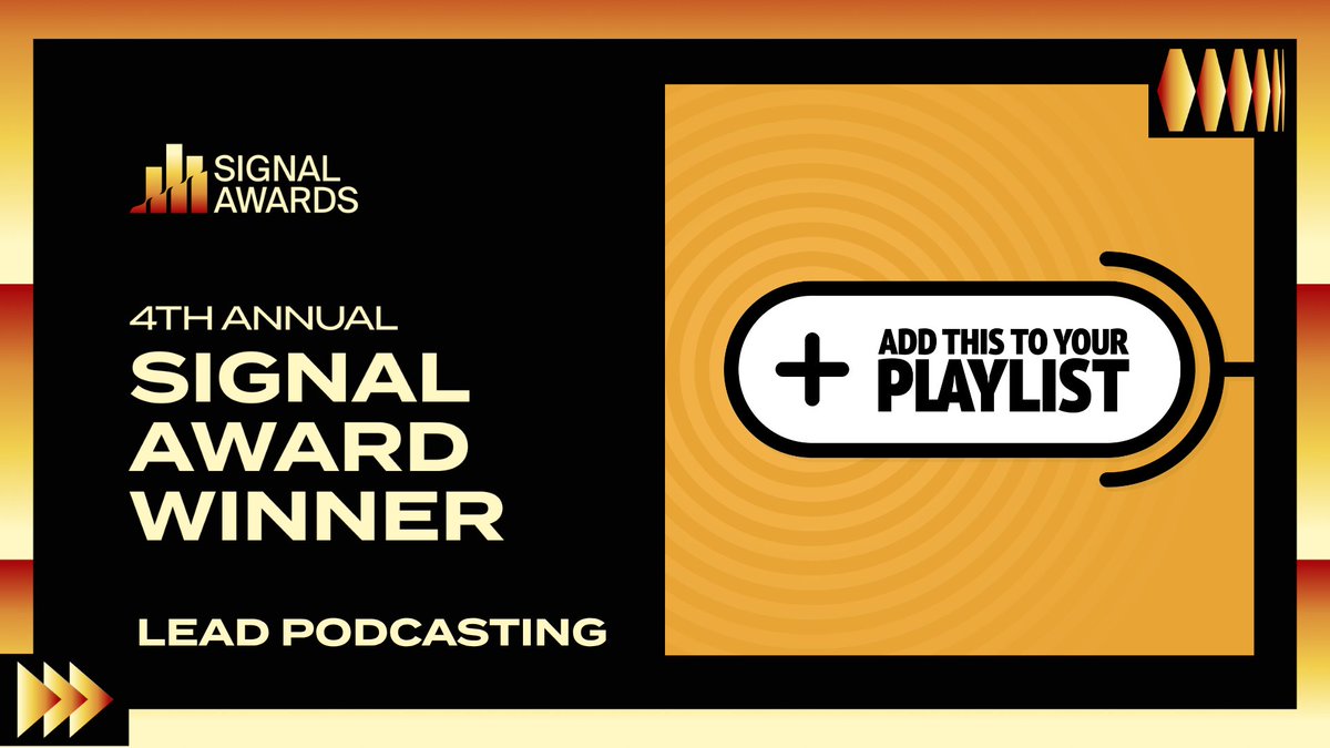 Proud to be a <a href="/signalawards/">Signal Awards</a> recipient! We're taking home the bronze in the Curators Shaping Culture category, for our podcast discovery show, hosted by <a href="/jasminerach/">Jasmine Rach</a>. Cheers to Add This To Your Playlist!