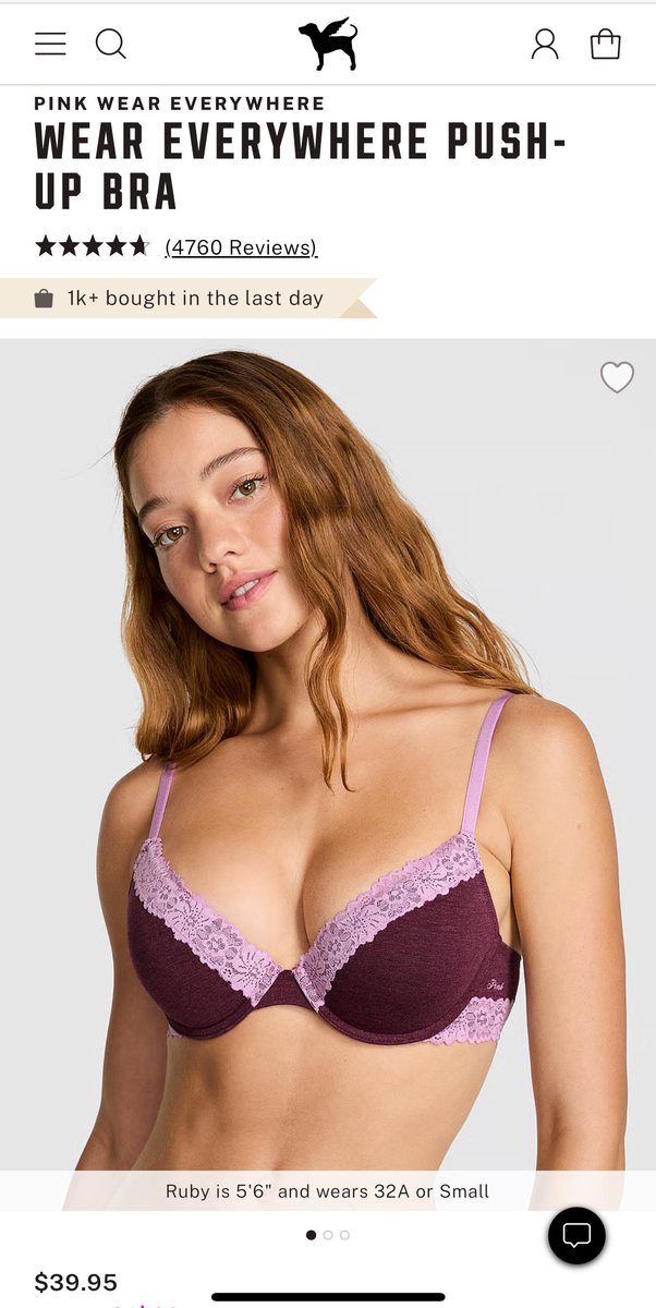 Many individuals have inquired about the undergarments worn by TZUYU during the VSFS.

Upon conducting a search, the results are as follows:

VICTORIA'S SECRET
PINK WEAR EVERYWHERE
WEAR EVERYWHERE PUSH-UP BRA

victoriassecret.com/us/pink/bras-c…

TWICE LIGHTS UP VSFS
#TWICExVictoriasSecret